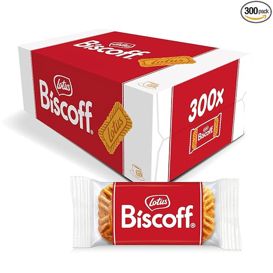 Lotus Biscoff Cookies – Caramelized Biscuit Cookies – 300 Cookies Individually Wrapped – Vegan,0.2