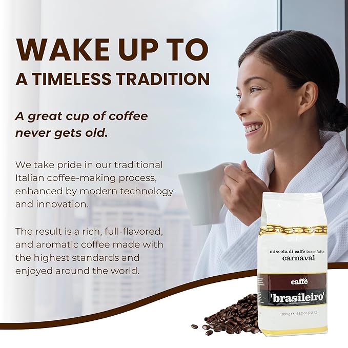 Danesi Caffe Italian Whole Coffee Beans - Espresso Coffee Beans and Medium Roast Whole Bean