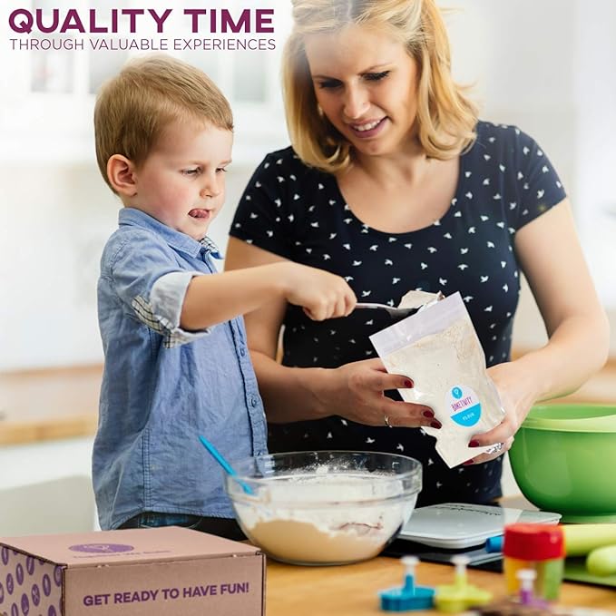 BAKETIVITY Kids Baking DIY Activity Kit - Bake Delicious Healthy Gluten Free Granola Bars with