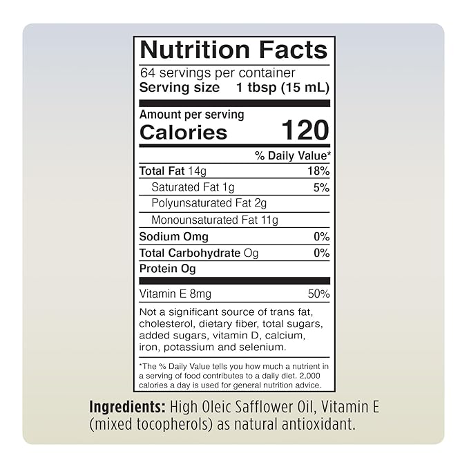 Oleico - High Oleic, Non GMO Certified, Kosher Verified, Expeller Pressed, High Heat Stable