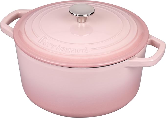 Enameled Cast Iron Dutch Oven Pot with Lid, for Bread Baking, Round Bread Oven- include Sourdough