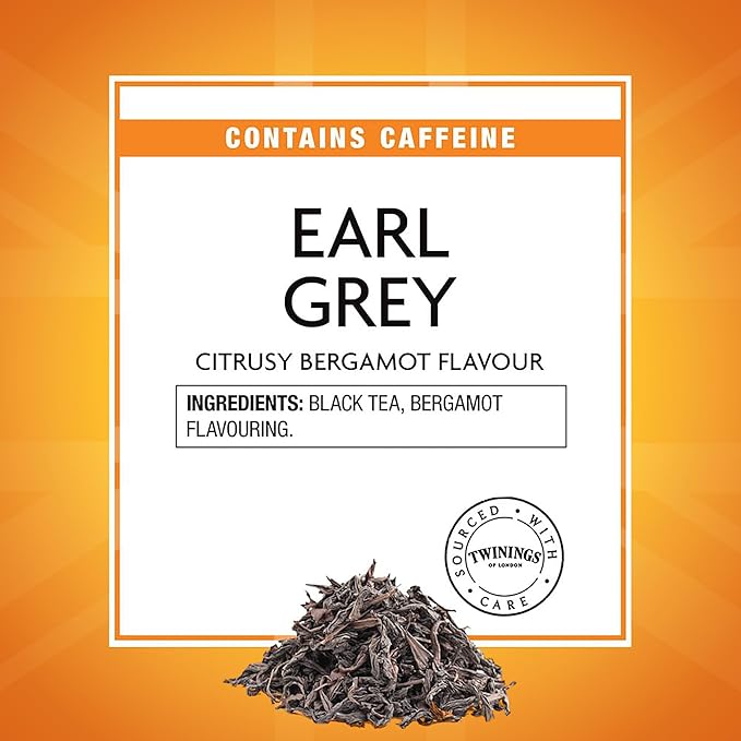 Twinings Earl Grey Loose Tea Tins, 7.05 Ounce Tins (Pack of 1), Smooth, Flavourful, Robust Black