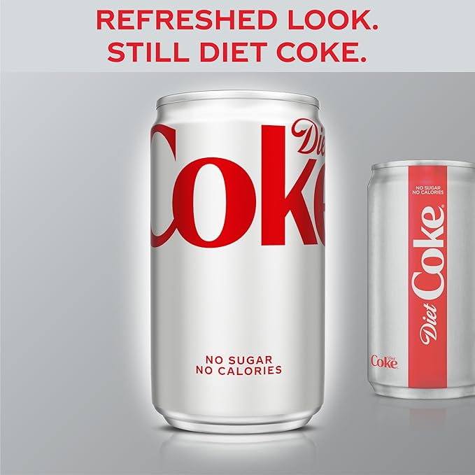 Diet Coke Mini-Can 7.5oz, 10 Pack (Package May Vary)