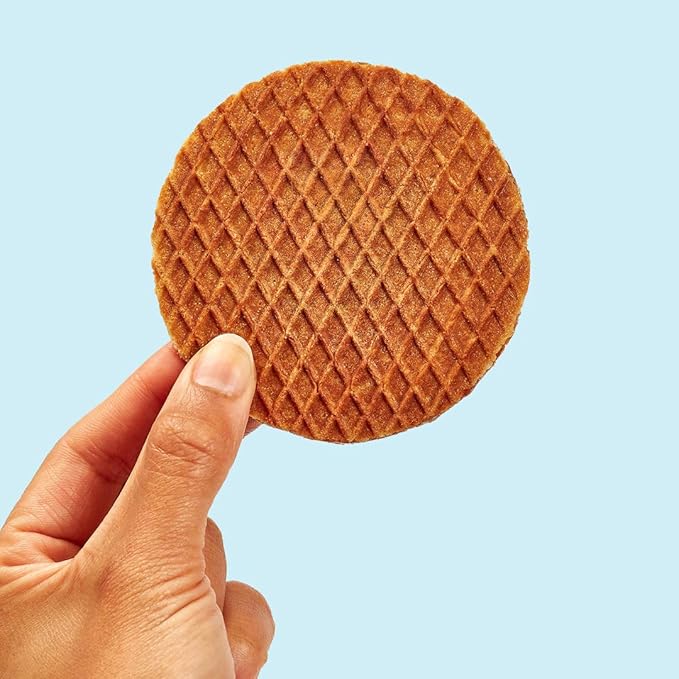 Rip Van Wafels Honey & Oats Stroopwafels - Healthy Snacks - Non GMO Snack - Keto Friendly - Office