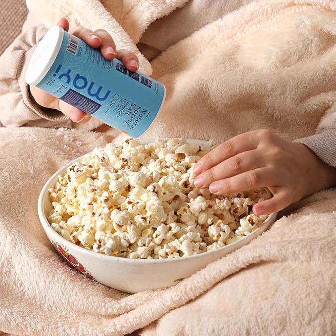 MAYİ Ancient Natural Spring Fine Ground Salt Shaker 8.8 oz - Hand-Harvested, Kosher