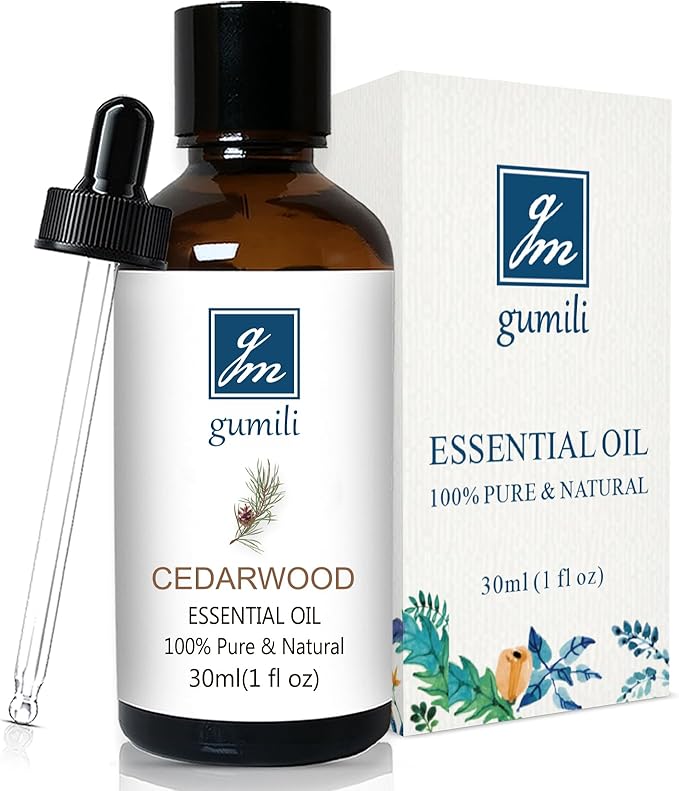 Cedarwood Essential Oil 1 Oz, 100% Pure Natural Cedarwood Oil, Aromatherapy Essential Oils for