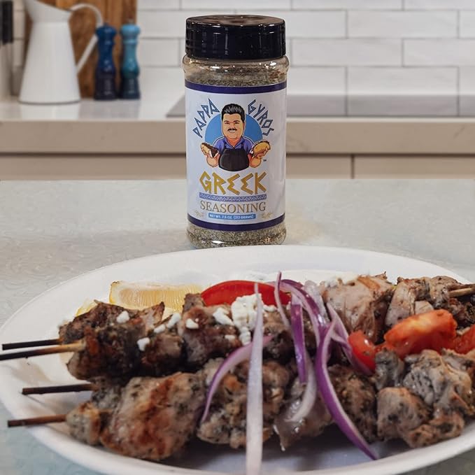 Pappa Gyros All Purpose Greek Seasoning Blend No MSG | Large Shaker 7.5 Oz | Authentic