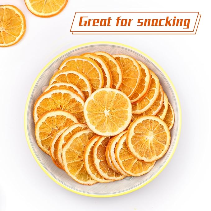 Haomly Dried Orange Slices,7oz(200g), Dehydrated Orange Slices,Natural Dehydrated Oranges For