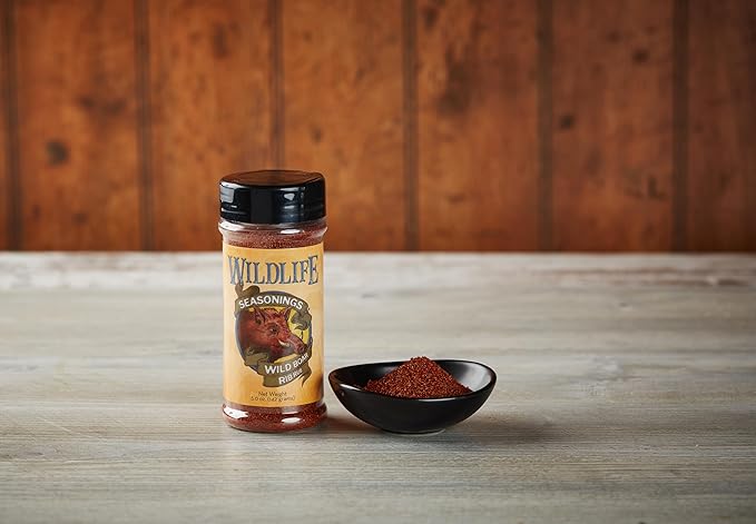 Wildlife Seasonings Wild Boar Rib Rub - Smoky and Savory Dry Rub Seasoning for Ribs, Pork, and