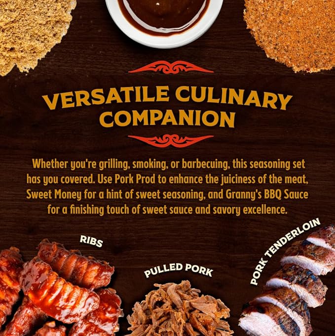 Big Poppa's Pork Bundle – Includes Succulent Pork Prod Injection, Award-Winning Sweet Money