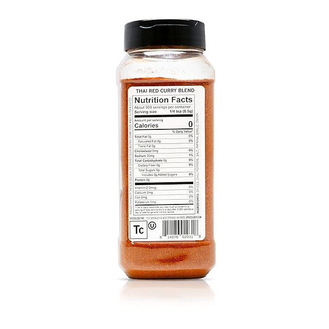 Spiceology - Thai Red Curry Powder Seasoning - Thai Spices - 16 oz