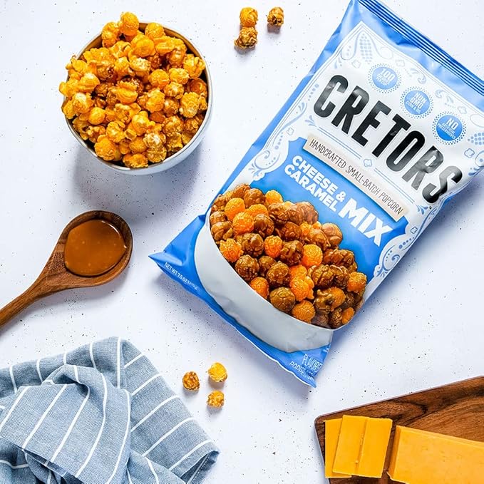G.H. Cretors??Gourmet Caramel Corn Popcorn ??Irresistible Cheese & Rich Caramel Flavor in