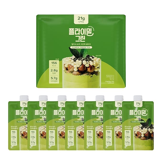 Green Tea Matcha Protein Shake, 21g Protein, Low Sugar, Keto-Friendly Meal Replacement Shake