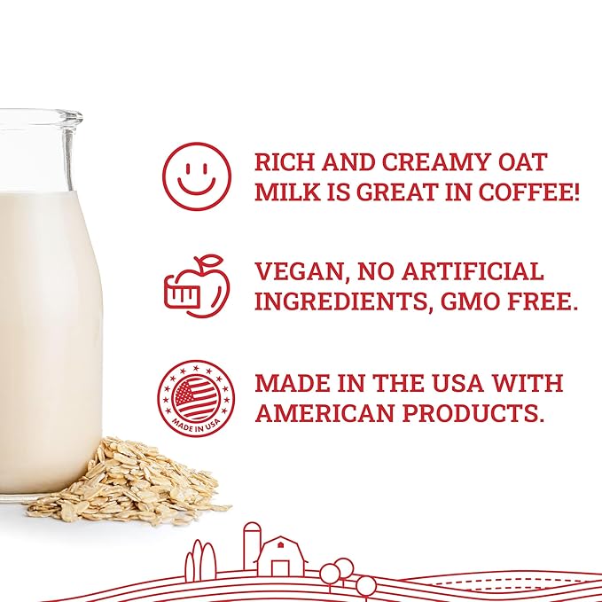 Hoosier Hill Farm Oat Milk Powder, 3LB (Pack of 1)
