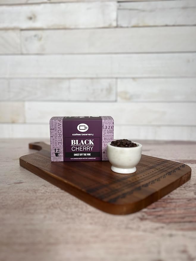 Black Cherry Coffee Pods by Coffee Beanery | 12ct Medium Roast Arbica Coffee