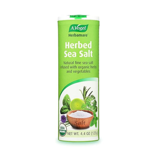 A. Vogel Herbamare Seasoned Sea Salt - USDA Organic - Seasoning Salt Infused with 12 Herbs - 33%