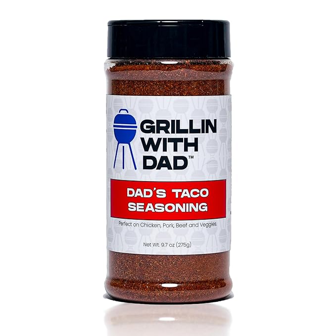 Grillin With Dad Taco Seasoning - Great Tasting Fajita Seasonings - Great Balance of Flavor - Best