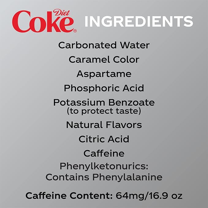 Diet Coke, 16.9 fl oz, 6 Pack (Package May Vary)