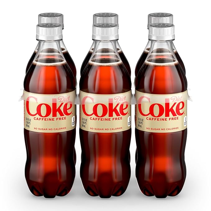 Caffeine Free Diet Coke, 16.9 fl oz, 6 Pack (Package May Vary)