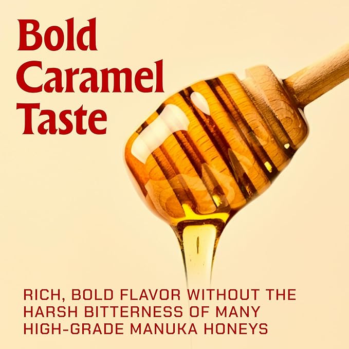 Caramanuka Manuka Honey MGO 1495+ / 100% Raw, Pure, Unfiltered & Unpasteurized, 3rd Party Tested