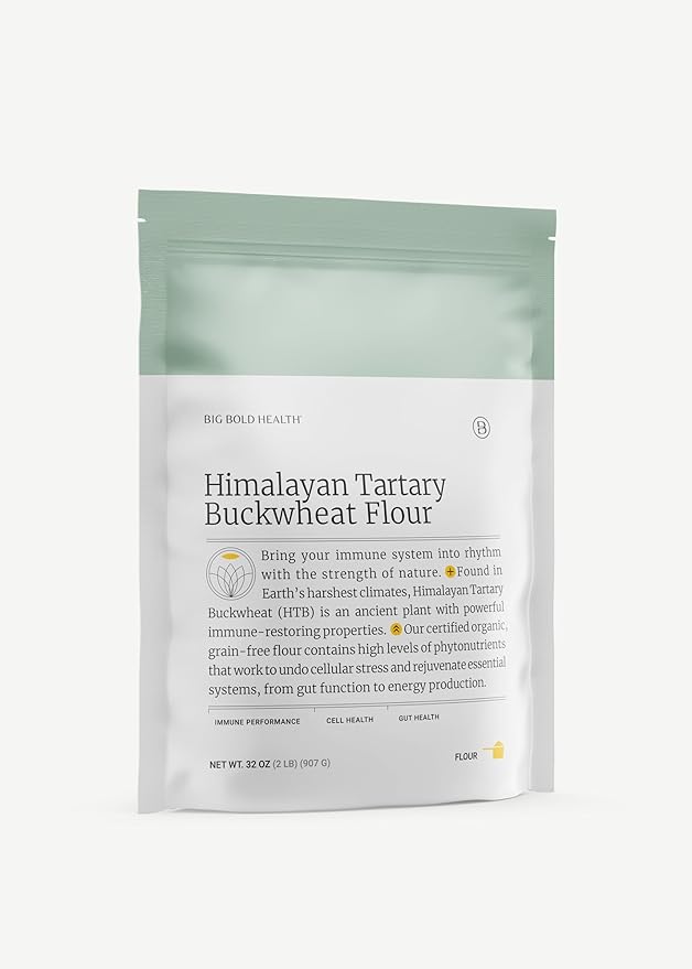 Big Bold Health Himalayan Tartary Buckwheat (HTB) Super Nutrition, Gluten-Free Flour Alternative