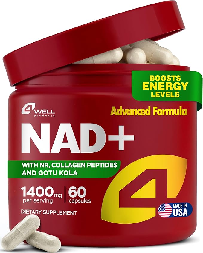 NAD Plus Supplement 1400mg - NMNH Supplement Alternative Supports Healthy Aging Complex with