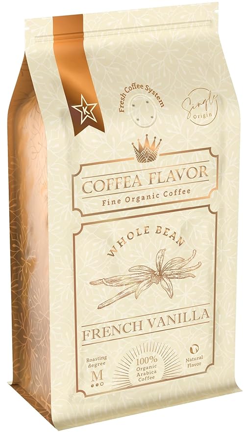 French Vanilla Flavored Whole Bean Coffee ??100% Arabica, Single Origin, Medium Roast, USDA