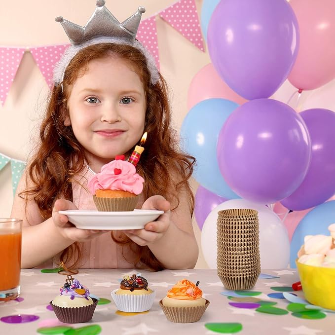 Zonon 1000 Counts Cupcake Liners for Baking Liners Paper Cupcake Wrappers Bulk Cup Cake Cases