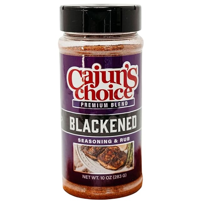Blackened Seasoning 10 oz Shaker – Ideal for Grilling or Cooking Fish, Chicken, Pork, Steak