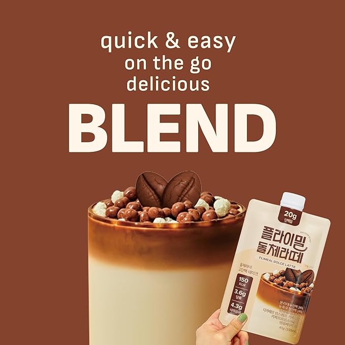 Dolce Latte Protein Shake, 20g Protein, Low Sugar, Keto-Friendly Meal Replacement Shake, 1.59oz