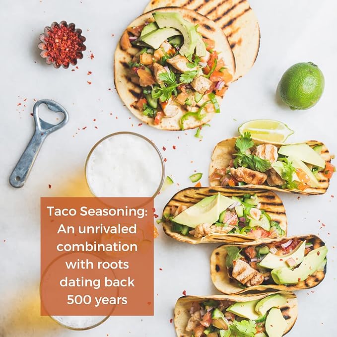 Organic Taco Seasoning – Bold & Authentic Flavor| All-Natural, Gluten-Free & Non-GMO | Perfect for