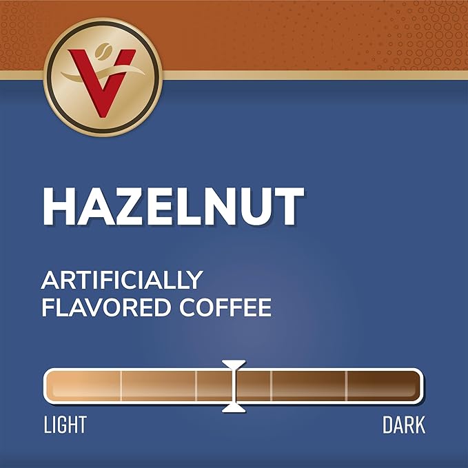 Victor Allen's Coffee Hazelnut Flavored, Medium Roast, 12 Count, Single Serve Coffee Pods for