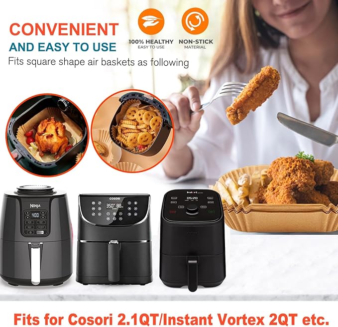 Small Air Fryer Liners, Mini Air Fryer Liners, 2 2.1 2.6 3qt Air Fryer Liners, Air Fryer Liners