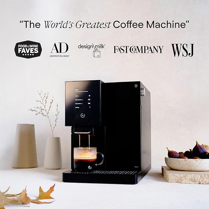 Terra Kaffe Super Automatic Espresso Machine - App-Enabled Coffee Machine - Auto Wake & Sleep - All