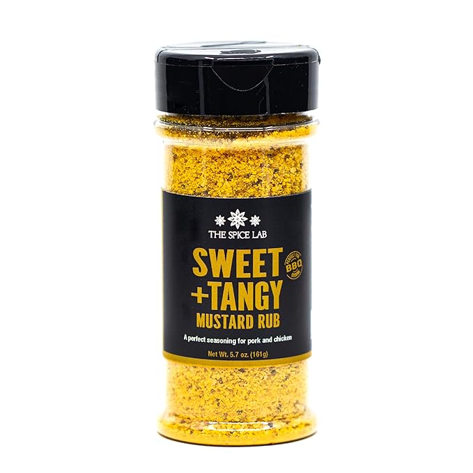 The Spice Lab Sweet + Tangy Mustard Rub - Perfect Harmony Of Honey Mustard Powder To Elevate Your