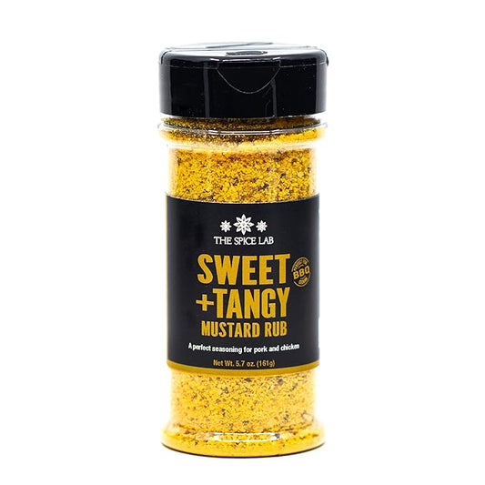 The Spice Lab Sweet + Tangy Mustard Rub - Perfect Harmony Of Honey Mustard Powder To Elevate Your