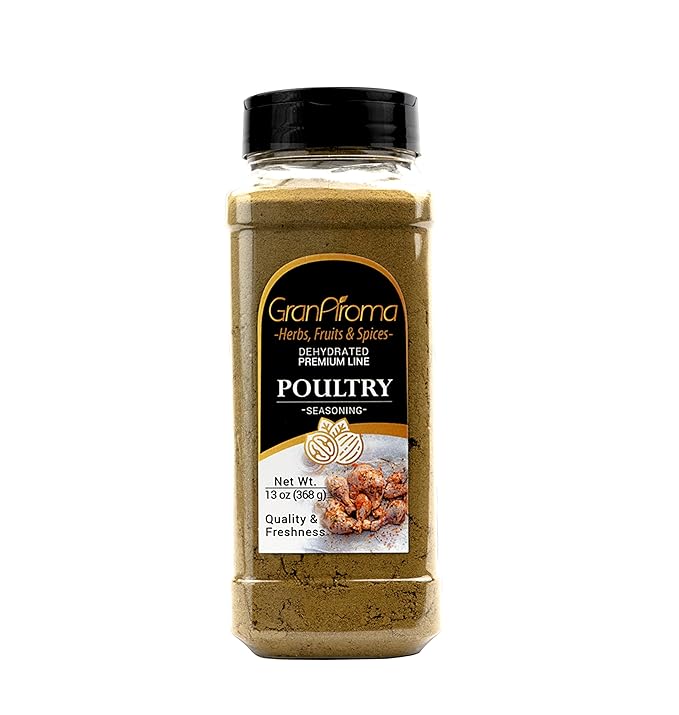 GranAroma Poultry Seasoning, Chicken & Turkey Seasoning, Flavorful, Marinades & Dry Rubs (13 Ounce)