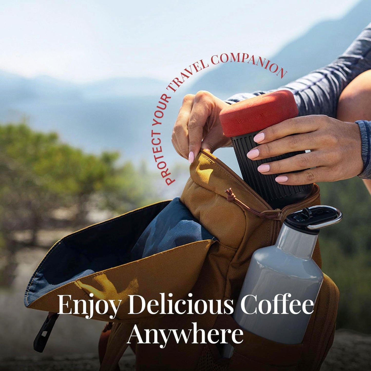 AeroPress Go Extra Small Portable Coffee Maker Kit