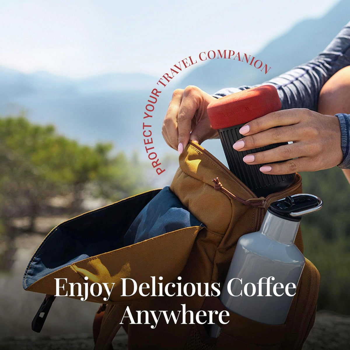 AeroPress Go Extra Small Portable Coffee Maker Kit