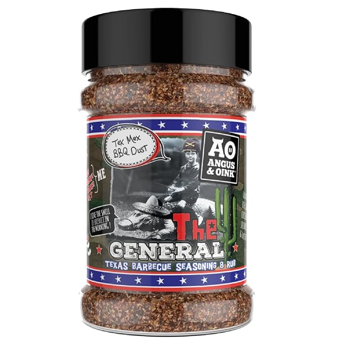 Angus & Oink | The General Tex Mex BBQ Seasoning | Authentic Deep Southern Flavour | Perfect for