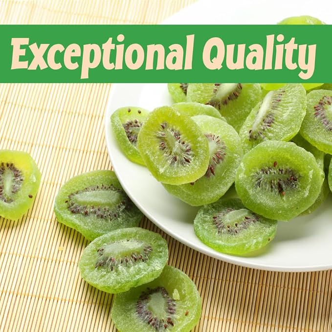 Sincerely Nuts Dried Kiwi Slices (2 LB)-Vegan, Gluten-Free - Satisfying and Naturally Sweet