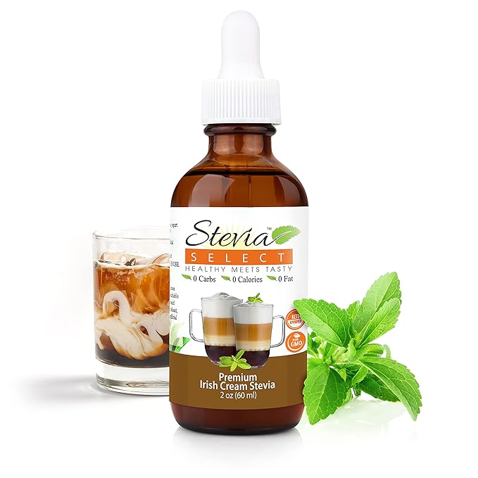 Stevia Select Irish Cream Flavored Liquid Stevia ??Zero Calorie Coffee, Tea, Drink & Baking