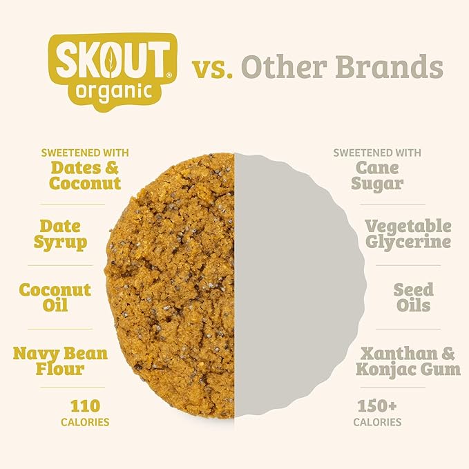 Skout Organic Soft Baked Cookie Variety Pack (3 Pack) | Soft Baked Cookies | Plant-Based | Vegan |