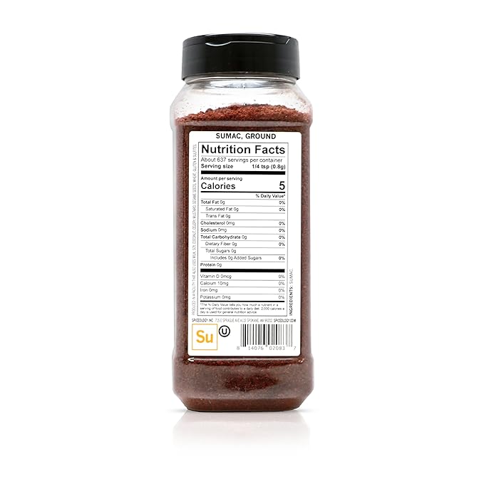 Spiceology ??Ground Sumac Powder ??Bright, Tangy Citrus Spice for Mediterranean & Middle Eastern