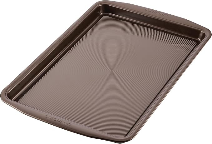 Circulon Nonstick Bakeware, Nonstick Cookie Sheet / Baking Sheet - 11 Inch x 17 Inch, Chocolate