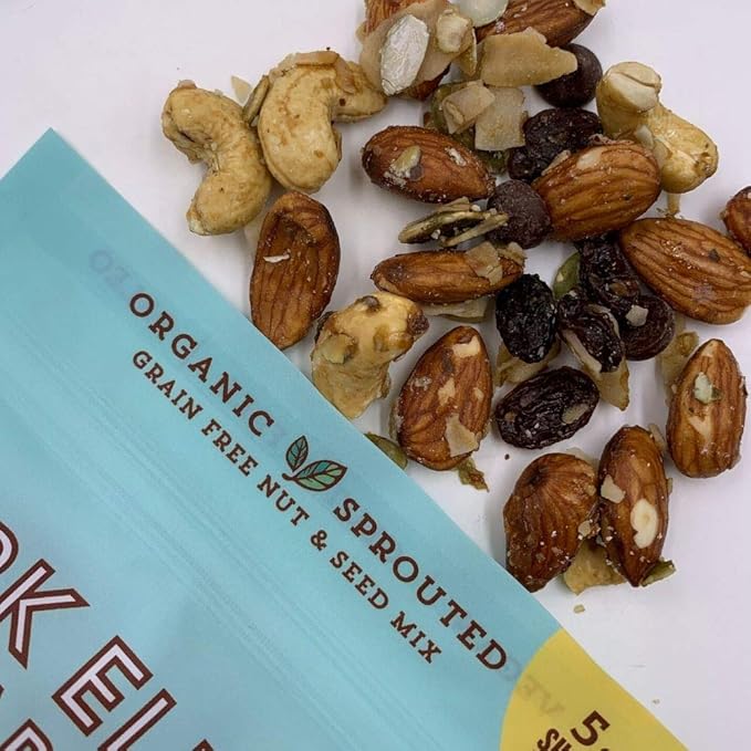 Lark Ellen Farm Sweet and Salty Nut and Seed Trail Mix, Gluten Free Trail Mix Bags, Grain Free