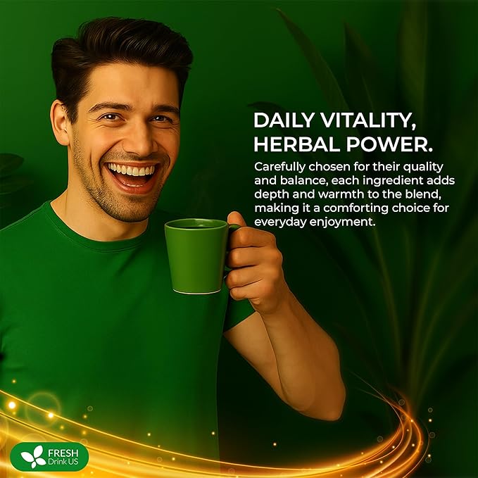 FreshDrinkUS, 12 Packs of Premium Herbal Kidney Support Tea ??Ginseng Six Treasure Blend, 9