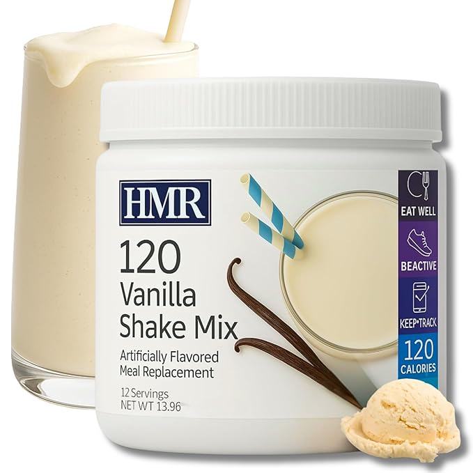HMR 120 Vanilla Shake Meal Replacement Powder | Vanilla Shake Mix to Support Healthy Weight Loss |