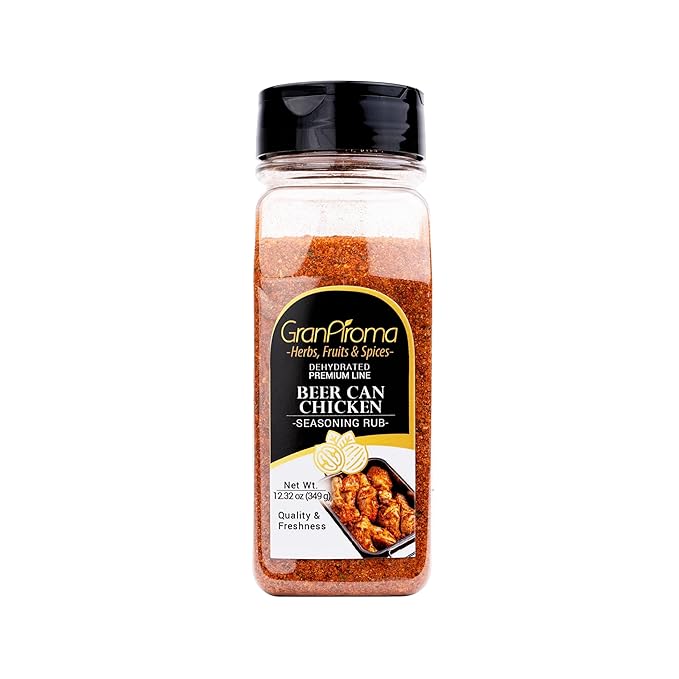GranAroma Beer Can Chicken Rub, Savory & Spicy Blend, Seasoning for Grilled Chicken, Roasted