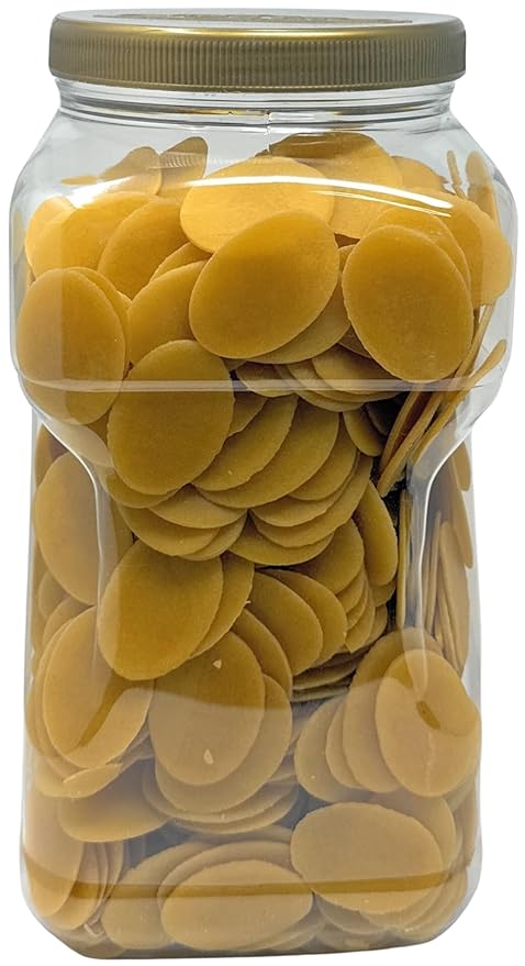 Rani Pani Puri Coins (Uncooked, Microwaveable Wheat Semolina Coins) 64oz (4lbs) w/Pani Puri Masala